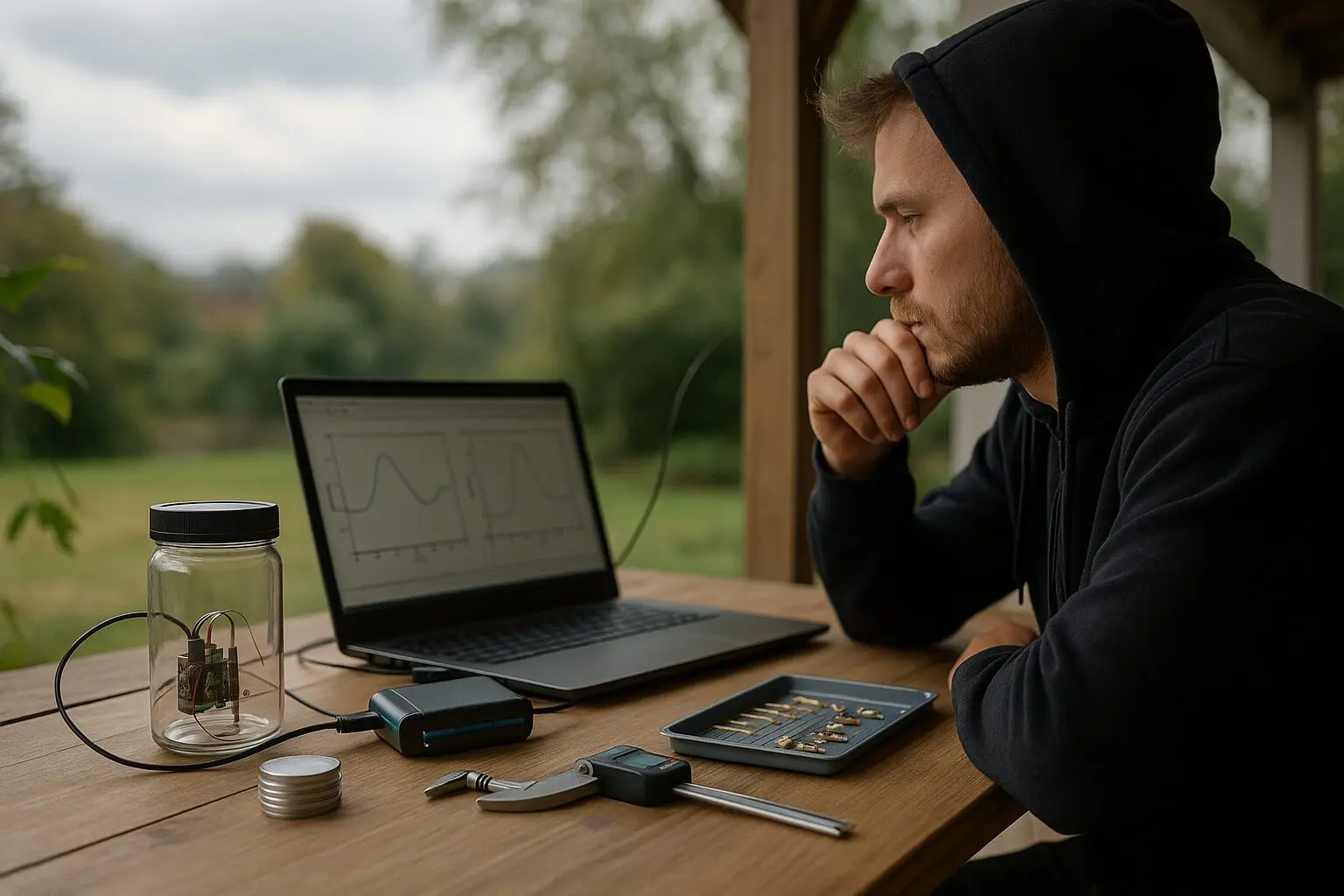 Mehr über den Artikel erfahren Ich, Tag 28 — Entscheidung: Spacer‑Charge abschließen oder kalibrieren nach dem ~70 % rF‑Shift