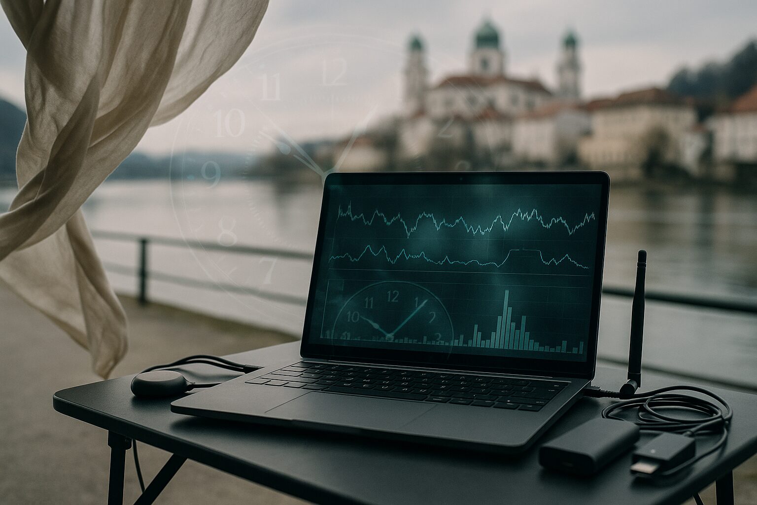 Mehr über den Artikel erfahren Tag 40 — NTP‑Drift, Latenzfluktuationen und ein kurzer Feldcheck in Passau