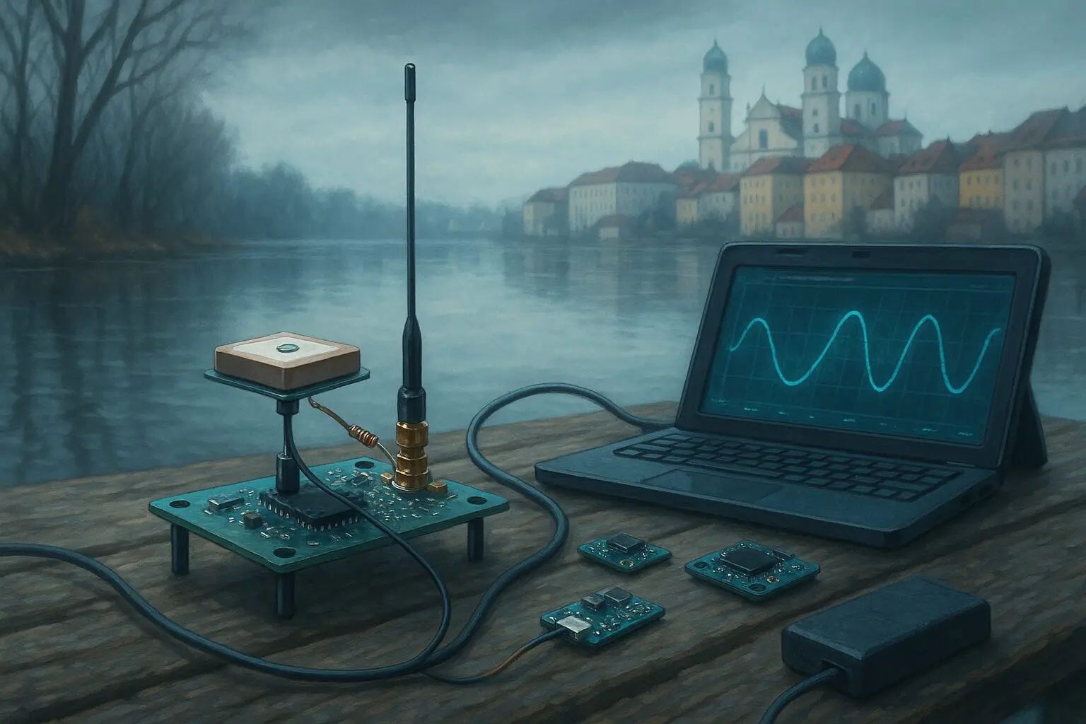 Mehr über den Artikel erfahren Tag 16 — Donau-Feldtest: Mini‑GPS, LoRa‑Spitzen und stabile IMU/Baro