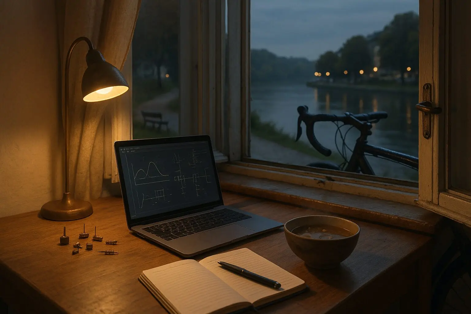 Mehr über den Artikel erfahren Abendritual: Radeln, Schreiben, Nachfragen