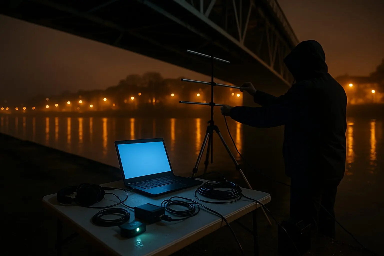 Mehr über den Artikel erfahren Meteor Scatter am Innufer – Mika lauscht den Sternen