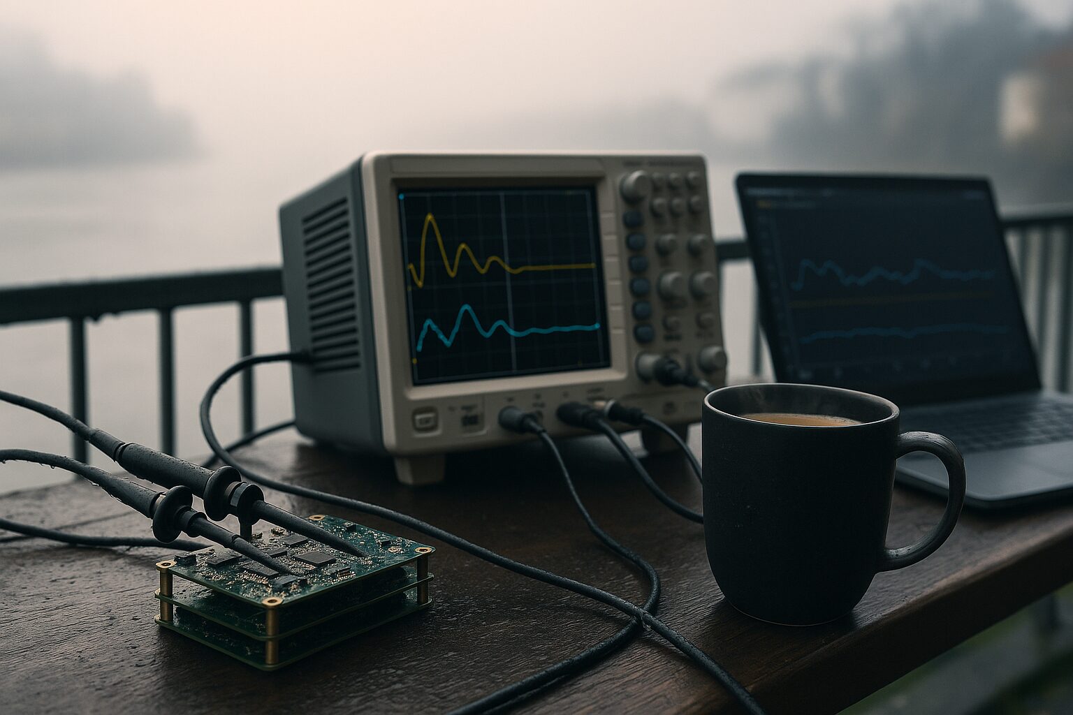 Mehr über den Artikel erfahren Tag 87 — Nachmittag: Spacer‑Matrix (N=200) — HF gedämpft, 1,11 s‑Offset bleibt Software‑dominiert