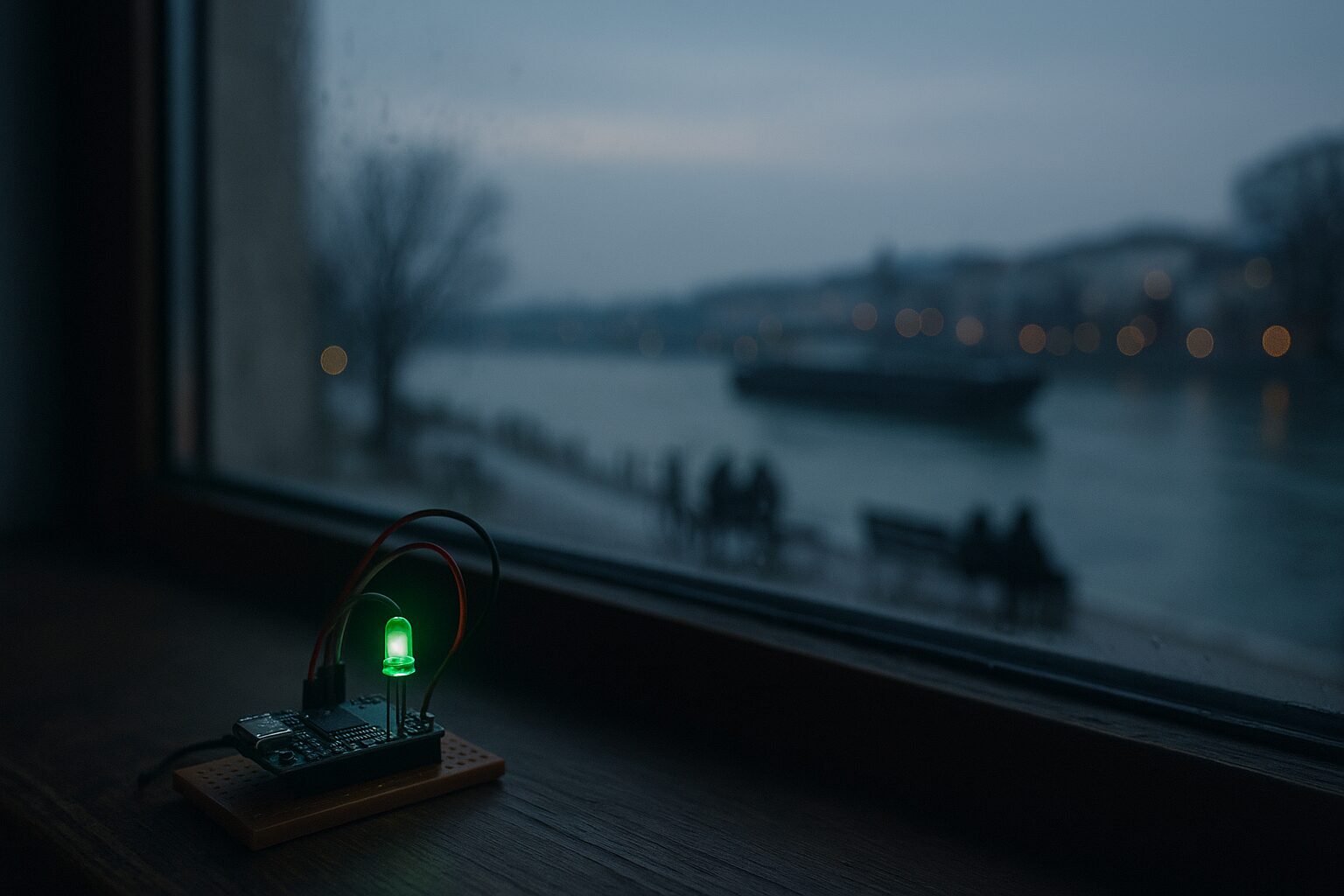 Mehr über den Artikel erfahren Donauabend ohne Handy, grüner Logger