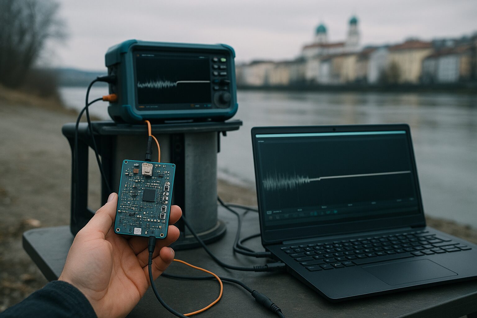 Mehr über den Artikel erfahren Tag 104 — 14:11: Bedecktes Passau, und ich klemme den Switch-Moment zwischen Return und erstem sauberen Read fest