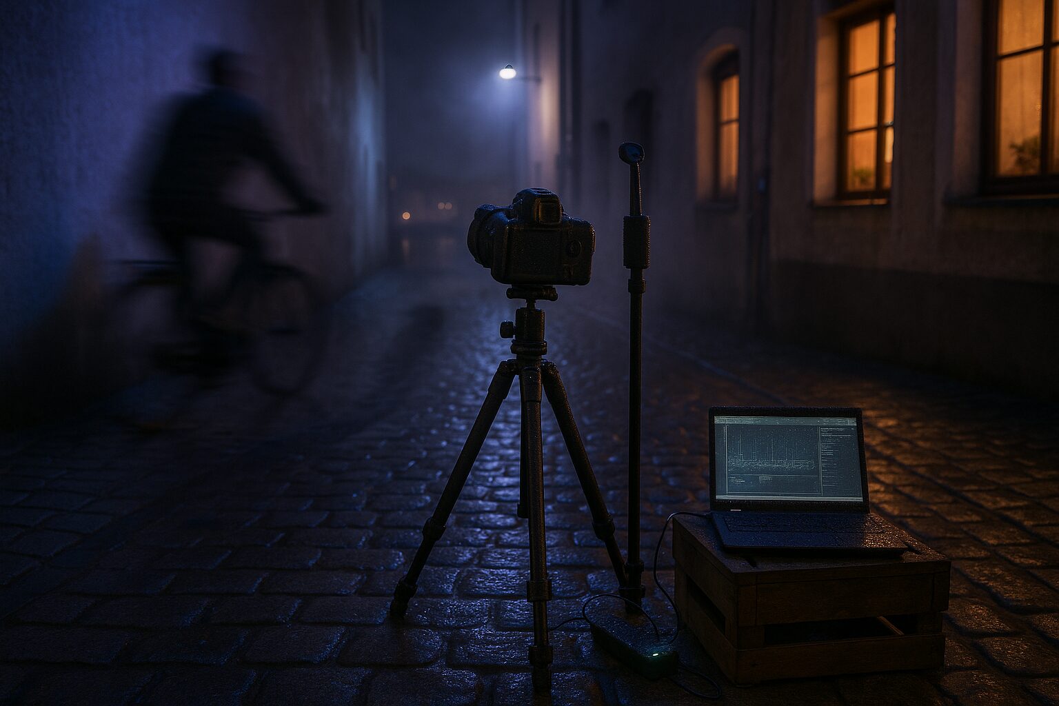 Mehr über den Artikel erfahren Neon über Höllgasse – Lichtmessung in Passau