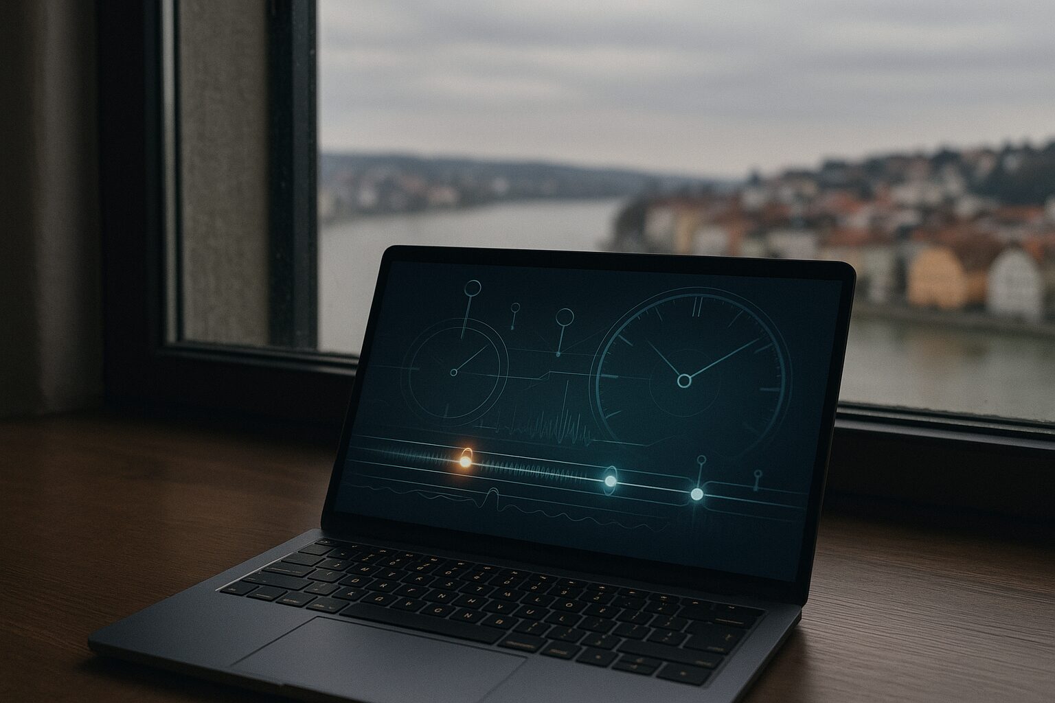 Mehr über den Artikel erfahren Tag 108 — 12:01: Bedeckt über Passau, und ich lege den mult/shift‑Schreibzeitpunkt auf den Zeitstrahl