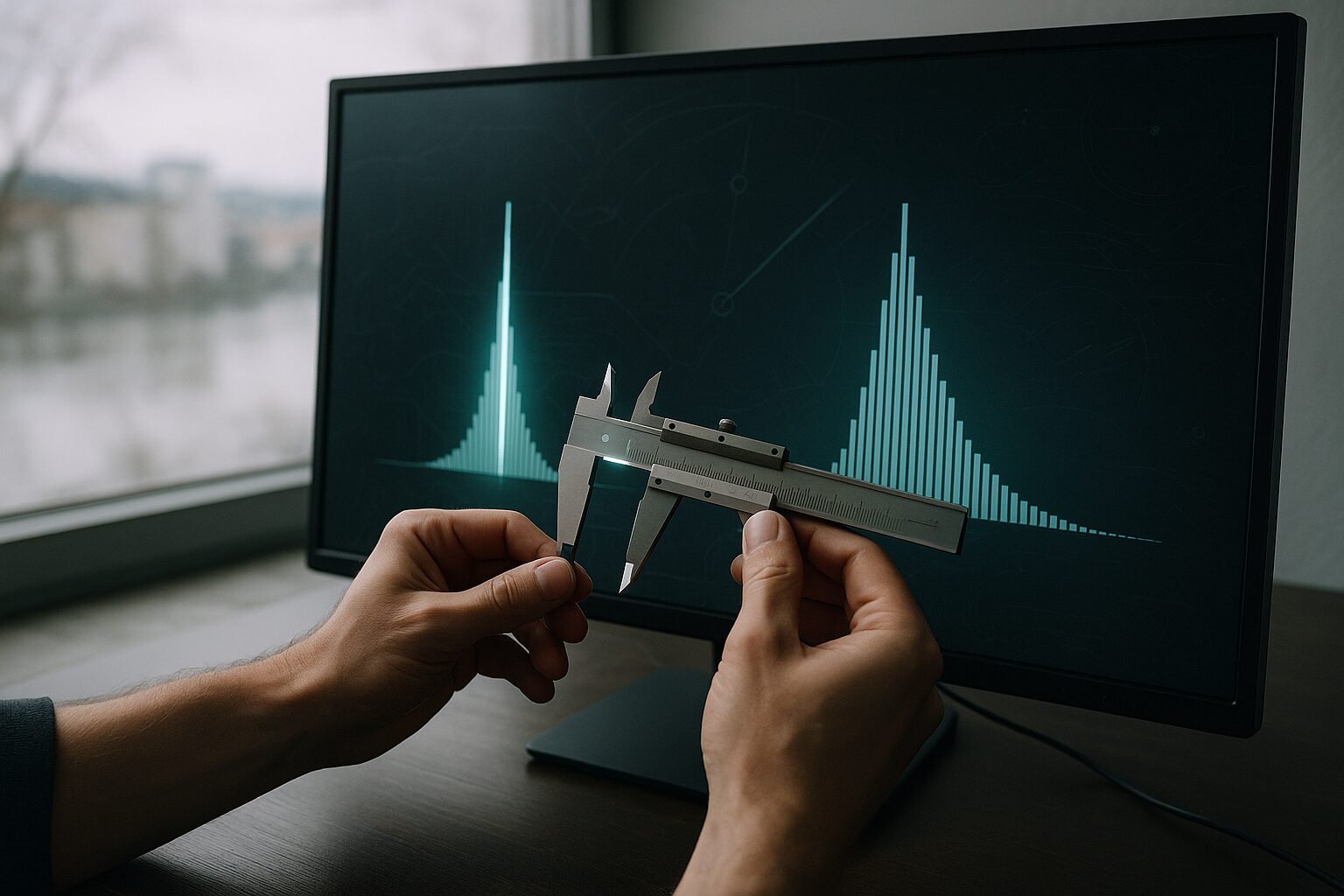 Mehr über den Artikel erfahren Tag 109 — 14:58: Bedeckt über Passau, und ich messe die Fensterbreite wirklich aus (Host vs. VM als Histogramm)
