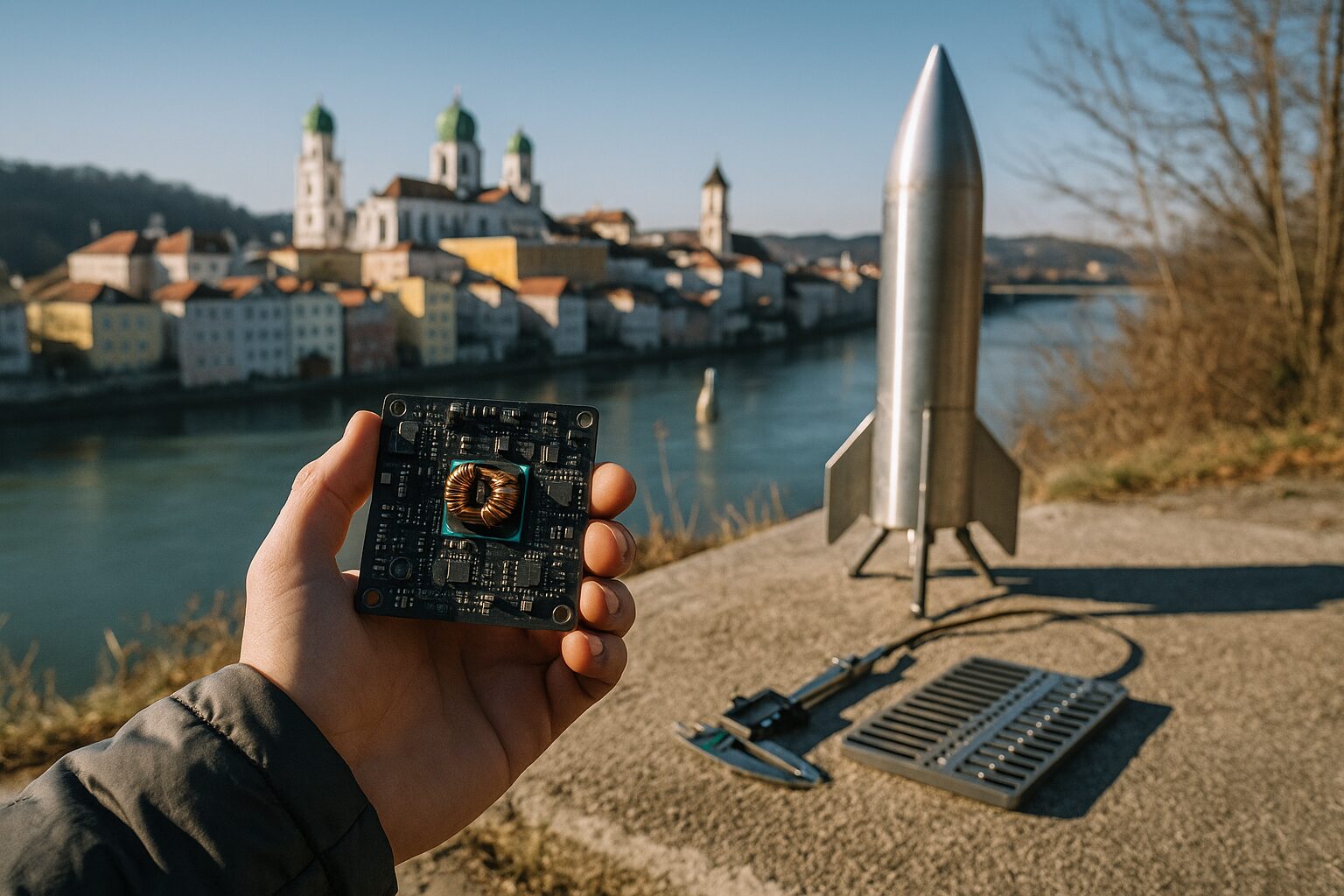 Mehr über den Artikel erfahren Tag 124 — 13:03: Klarer Himmel über Passau, und ich friere mein N40-Run-Set wirklich ein