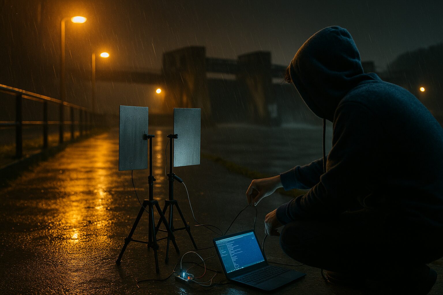 Mehr über den Artikel erfahren Donau atmet Strom – Nachtmessung an der Staustufe