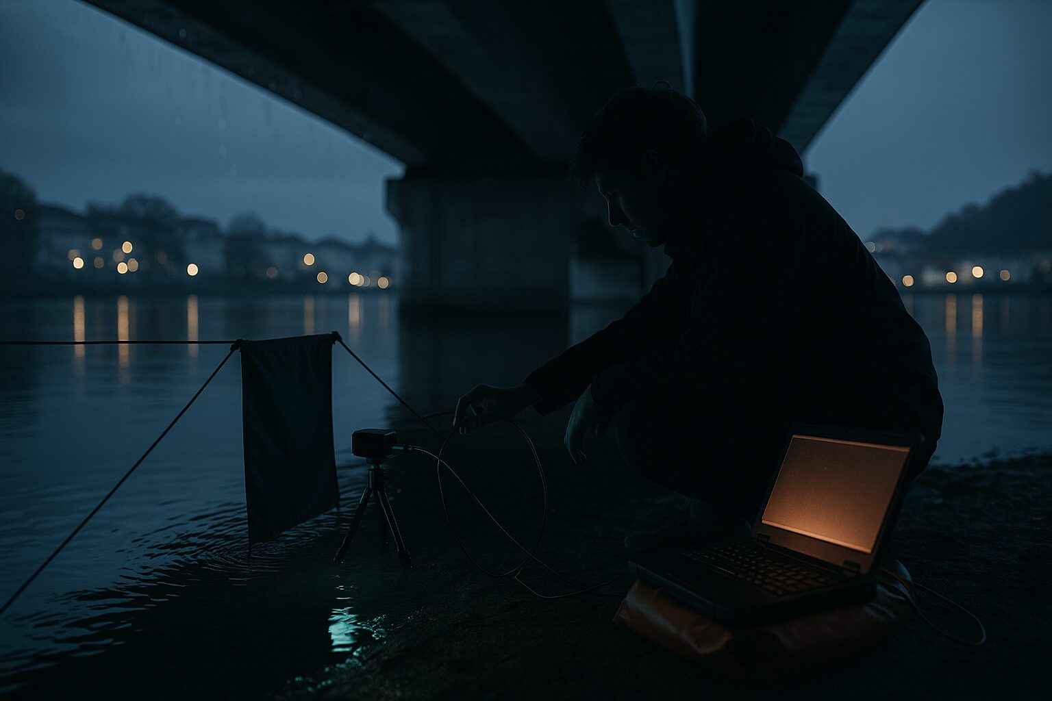 Mehr über den Artikel erfahren Fluoreszenz unter Beton – Lichtsignale der Donau