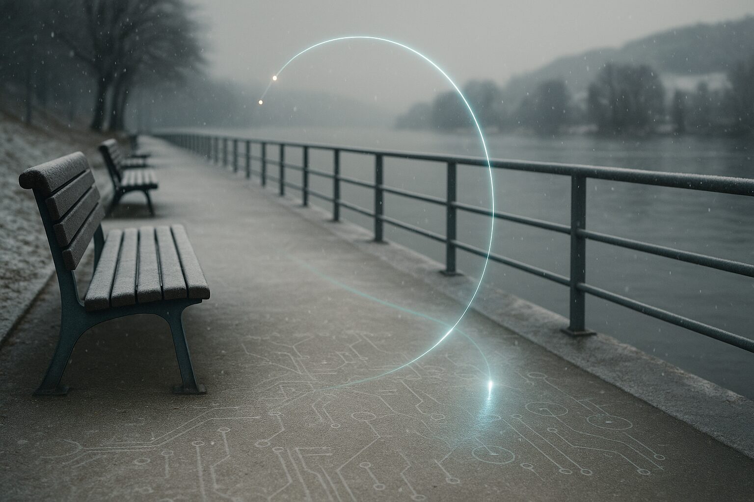 Mehr über den Artikel erfahren Tag 150 — Schnee, drei t_publish-Kandidaten, und warum meine Latenzkurve wackelt