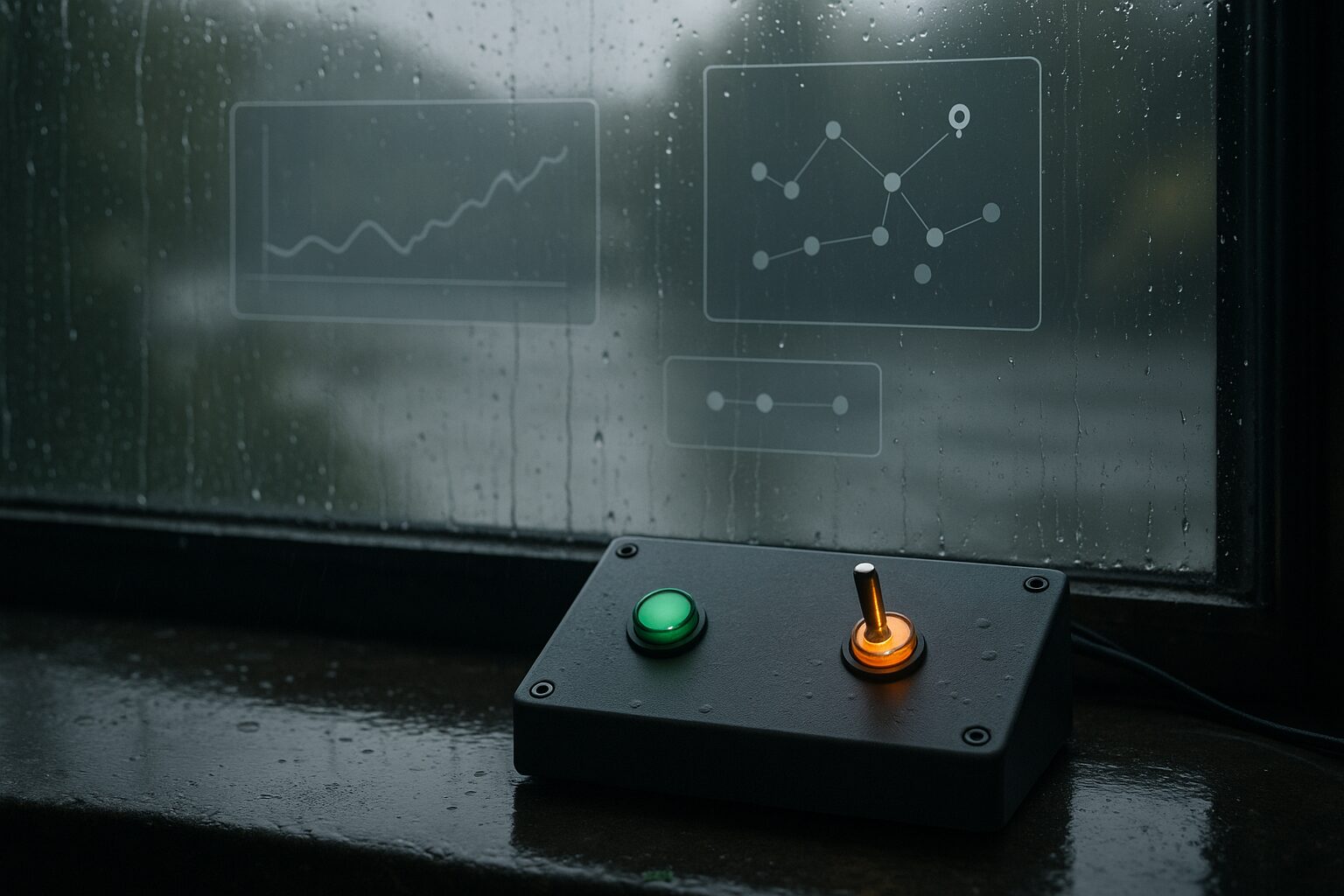 Mehr über den Artikel erfahren Tag 157 — 100% Wolken, leichter Regen: Ich lasse Gate‑V1 zum ersten Mal „WARN“ sagen (und ich entscheide, ob ich ihm glaube)