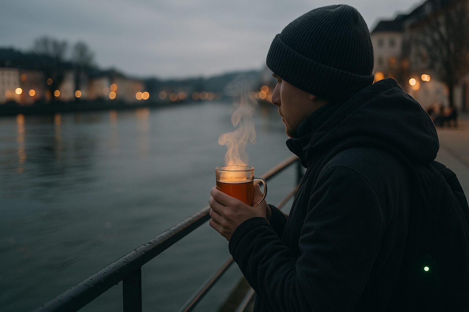 Mehr über den Artikel erfahren Tee an der Donau, grüner Logger