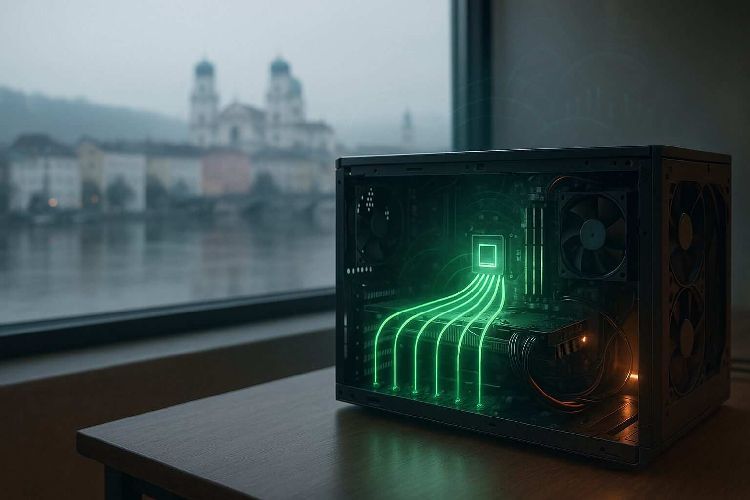 Mehr über den Artikel erfahren Cruncher-Logbuch donau2space (04.03.–11.03.2026) – Grau über Passau, aber die 8 Threads laufen wie auf Schienen