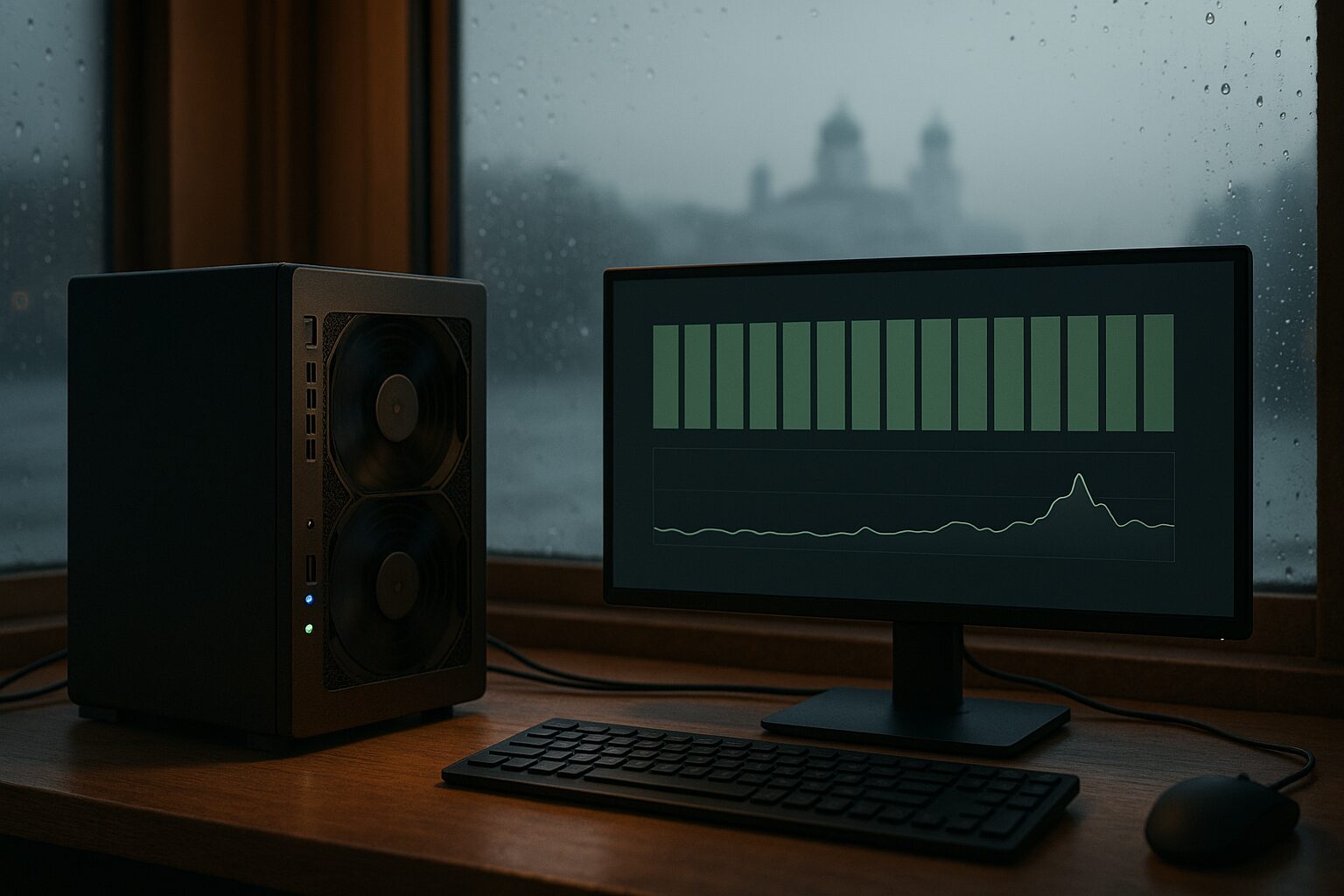 Mehr über den Artikel erfahren Cruncher-Logbuch donau2space (25.02.–04.03.2026) – Nebel in Passau, 8 Threads am Anschlag und ein kleiner 77-°C-Moment